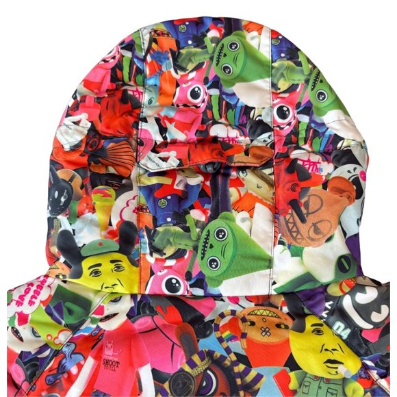 NWT Kidrobot x Burton Toypile 2L Down Gore-Tex Snowboard Jacket Coat Size Medium - Picture 6 of 14